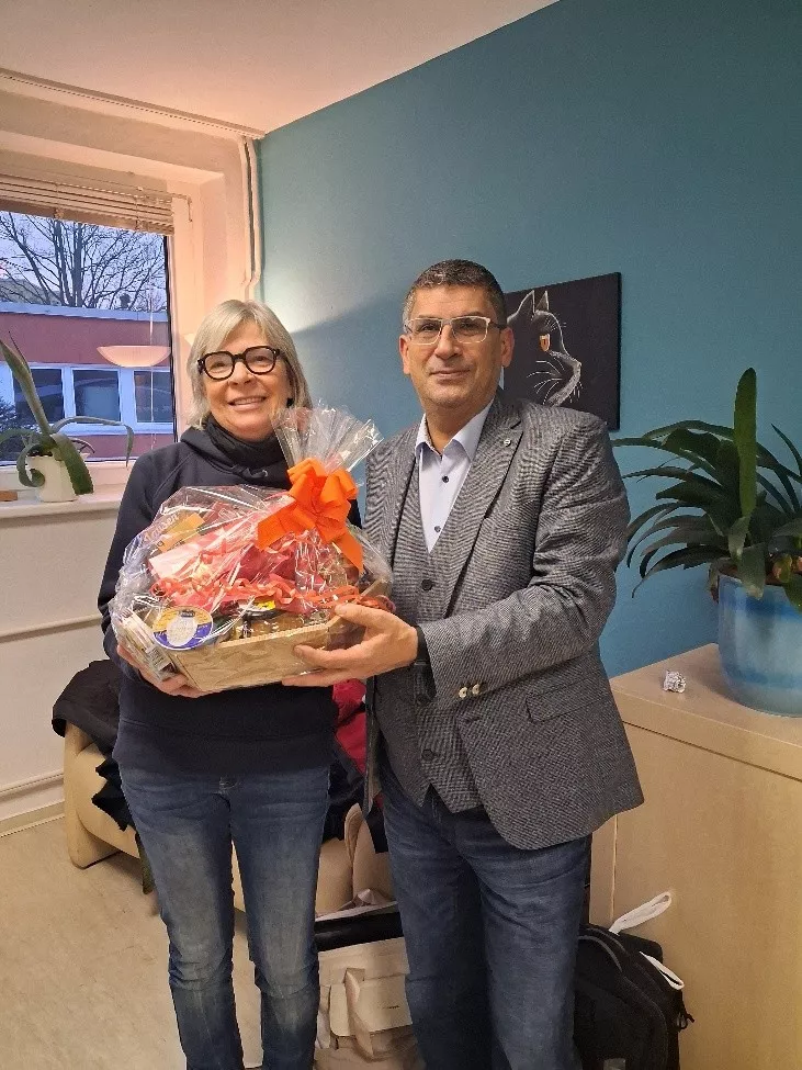 Frau Fritz und Herr Karime